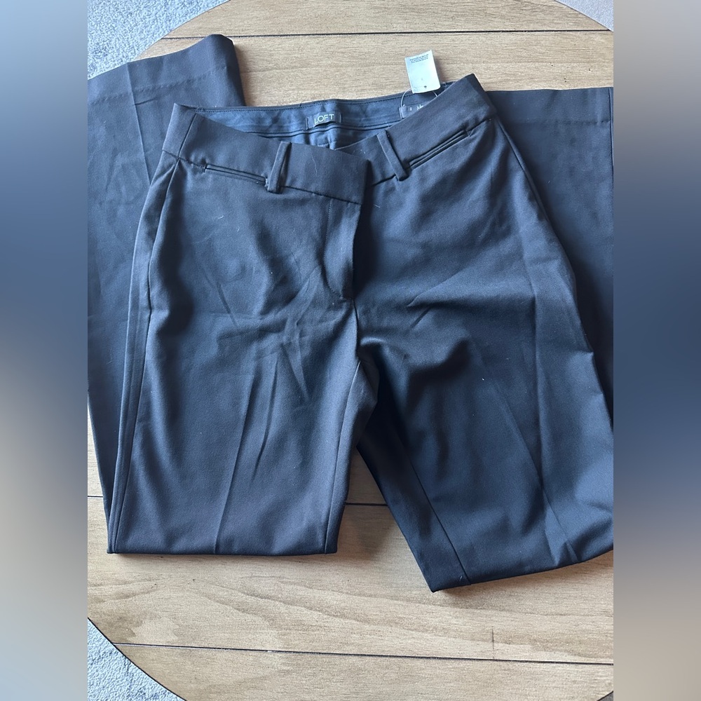 LOFT Julie Trouser woman’s 2 black brand new with tag